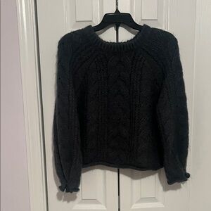 Universal Thread Dark Evergreen Cable Knit Sweater